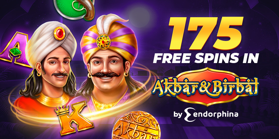 Claim 175 Free Spins in Akbar Birbal by Endorphina!